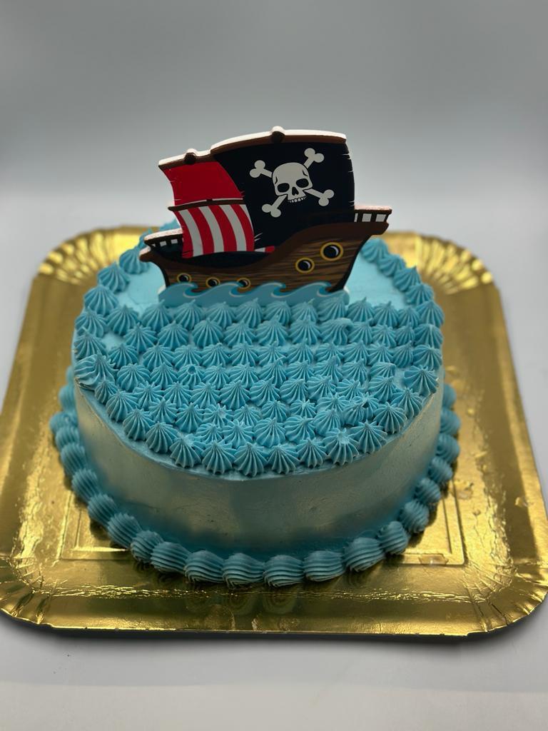 Pirates Buttercream Cake